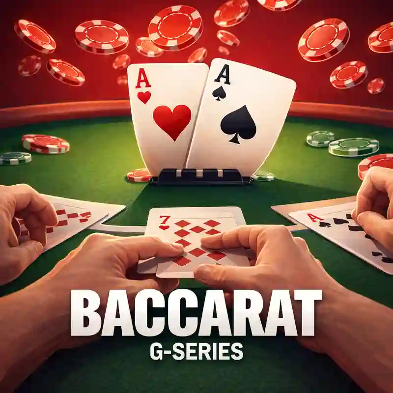 Bakarat casino game luxury table